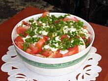 Fot. magdam, Sałatka z kalafiora z pomidorami i jajkami