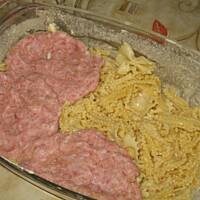 Zapiekanka makaronowo-mięsno-szpinakowa