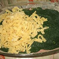 Zapiekanka makaronowo-mięsno-szpinakowa