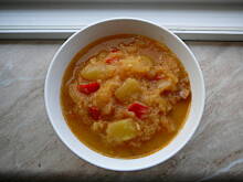 Fot. basik798, cukinie w sosie własnym  ala leczo-szybkie danie