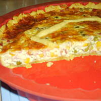 ZAPIEKANKA warzywna z szynką pyszna