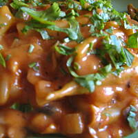 Fasolka szparagowa w sosie pomidorowym