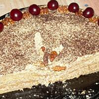 Tort orzechowo kawowy