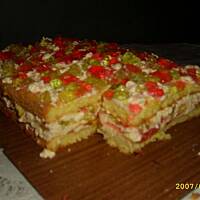 Biszkopt z galaretką