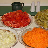 Sałatka z fasolki szparagowej x