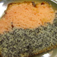 Babka czarno-różowa czyli makowo-malinowa