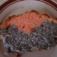 Babka czarno-różowa czyli makowo-malinowa