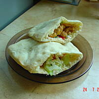 Chlebki pita z nadzieniem