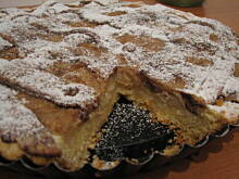 Fot. bunia, Tarta krucha z gruszkami