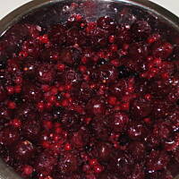 Ciasto z wiśniami i kokosem