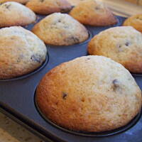 Muffinki jogurtowe z czekoladą