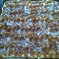 Ciasto mirabelkowe na lanym ciescie kokosowym