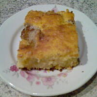 Ciasto mirabelkowe na lanym ciescie kokosowym