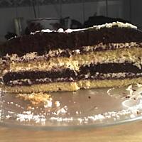 Torcik czekoladowo - kokosowy