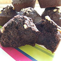 Muffiny podwójnie czekoladowe