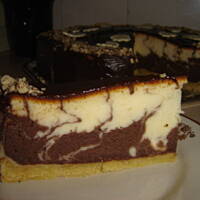 Sernik gazetowy ala - zebra