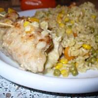 Schabowe roladki z kolorowym nadzieniem