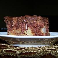 Jabłkowo-cynamonowe ciasto z orzechami