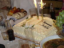 Fot. kamila1234, Tort komunijny w kształcie książki