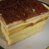 Ciasto sernikowe z kawowymi biszkoptami