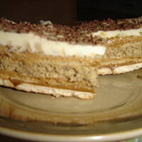 Krówka kawowa ze śmietaną i orzechami