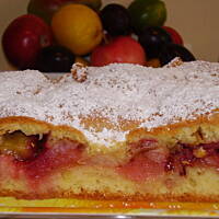 Placek półkruchy  z owocami