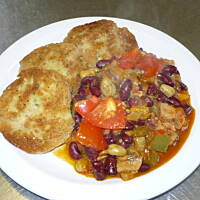 fasola na ostro - wegetarianska