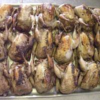 przepiorki faszerowane w sosie port