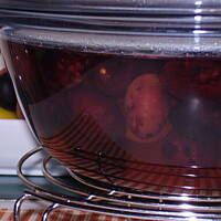 Sliwki wegierki w occie marynowane