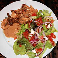 kurczak w sosie pleśniowym