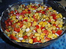 Fot. firaneczka, Sałatka z kukurydzą i papryką