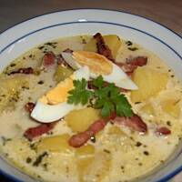 Zupa ziemniaczano-chrzanowa