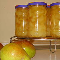 Konfitura z gruszek z imbirem