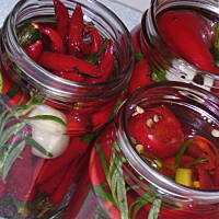 Ostre papryczki z rozmarynem