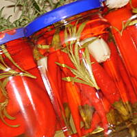 Ostre papryczki z rozmarynem