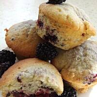 Muffinki z jeżynami