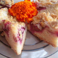 Placek ze sliwkami i kruszonka