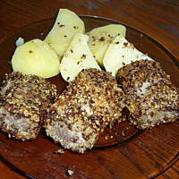 Poledwiczki wieprzowe w sezamie