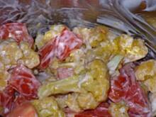 Fot. teklunia, Sałatka kalafiorowo-pomidorowa