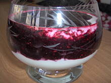 Fot. joasia1204, Jogurtowy deser z jeżynami