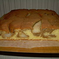 Ciasto gruszkowe z kawową nutką