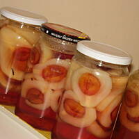 Gruszki faszerowane sliwkami