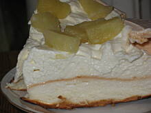 Fot. nutella, Ciasto bezowe z owocami leciutkie