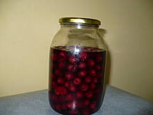 Fot. zojka69, nalewka z wiśni