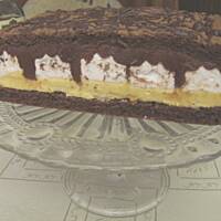 Ciasto popisowe czekoladowo - chałwowe