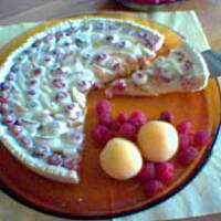 Kolorowa tarta owocowa