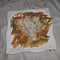 Makaron z sosem z sera pleśniowego - szybki