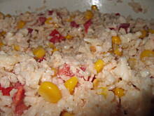 Fot. kinga_d, sałatka kalafiorową z kukurydzą