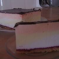 Piankowe ptasie mleczko z polewą