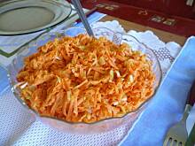 Fot. nutella, Surówka hawajska z marchewki